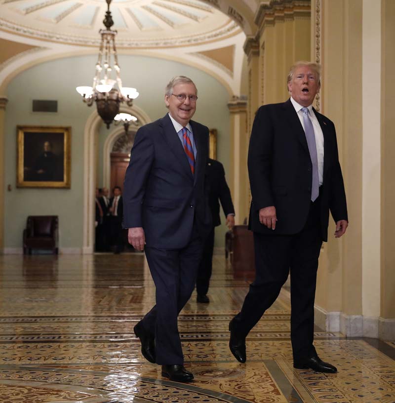 Trump and McConnell are a political odd couple who share one important goal
	